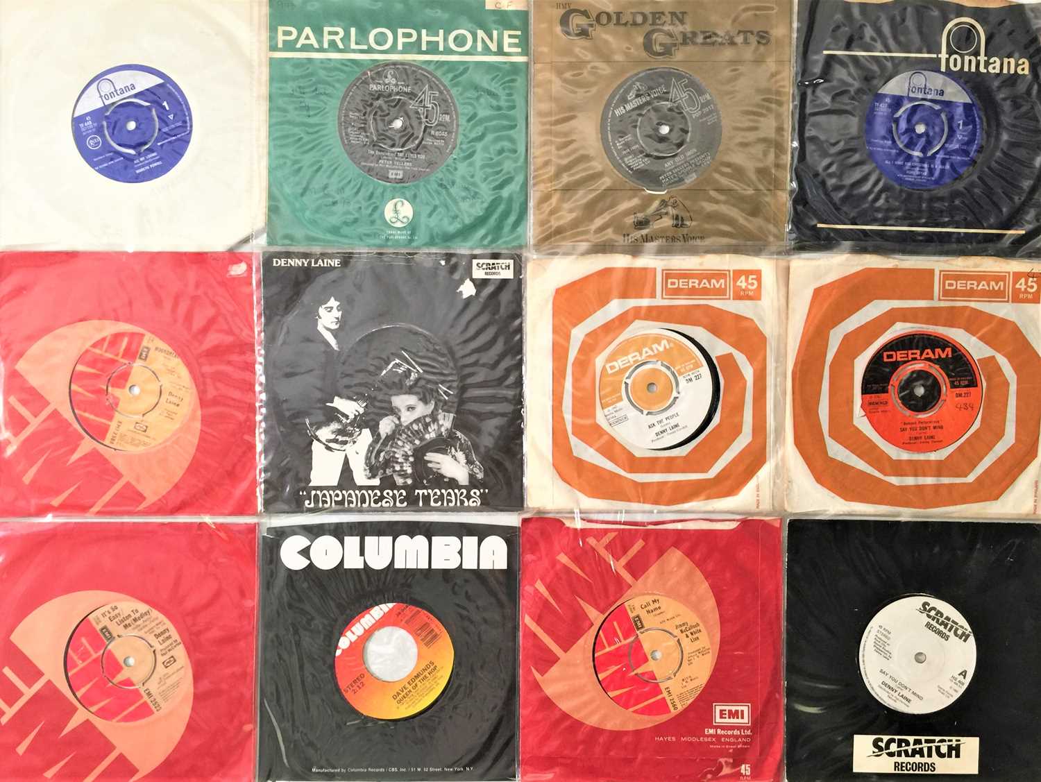 Lot 72 - THE BEATLES ASSOCIATES - 7" COLLECTION