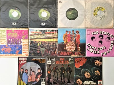 Lot 73 - THE BEATLES - EP / 7" COLLECTION - OVERSEAS PRESSINGS