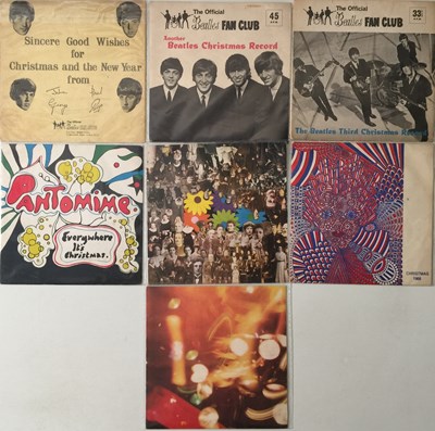 Lot 56 - THE BEATLES - COMPLETE CHRISTMAS FLEXI DISC COLLECTION.