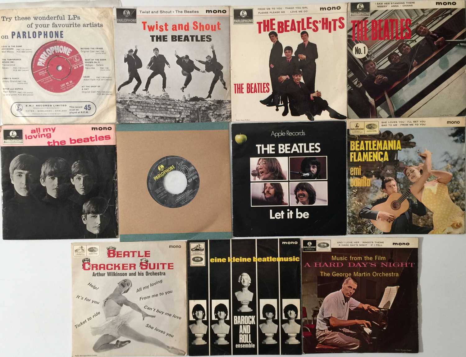 Lot 78 - THE BEATLES - EP & 7" PACK