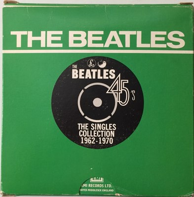 Lot 62 - THE BEATLES - THE SINGLES COLLECTION 1962-1970 (24 x 7" BOX SET - 1970s 'GREEN BOX' RELEASE)