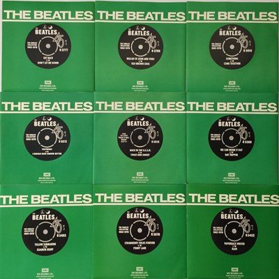 Lot 62 - THE BEATLES - THE SINGLES COLLECTION 1962-1970 (24 x 7" BOX SET - 1970s 'GREEN BOX' RELEASE)