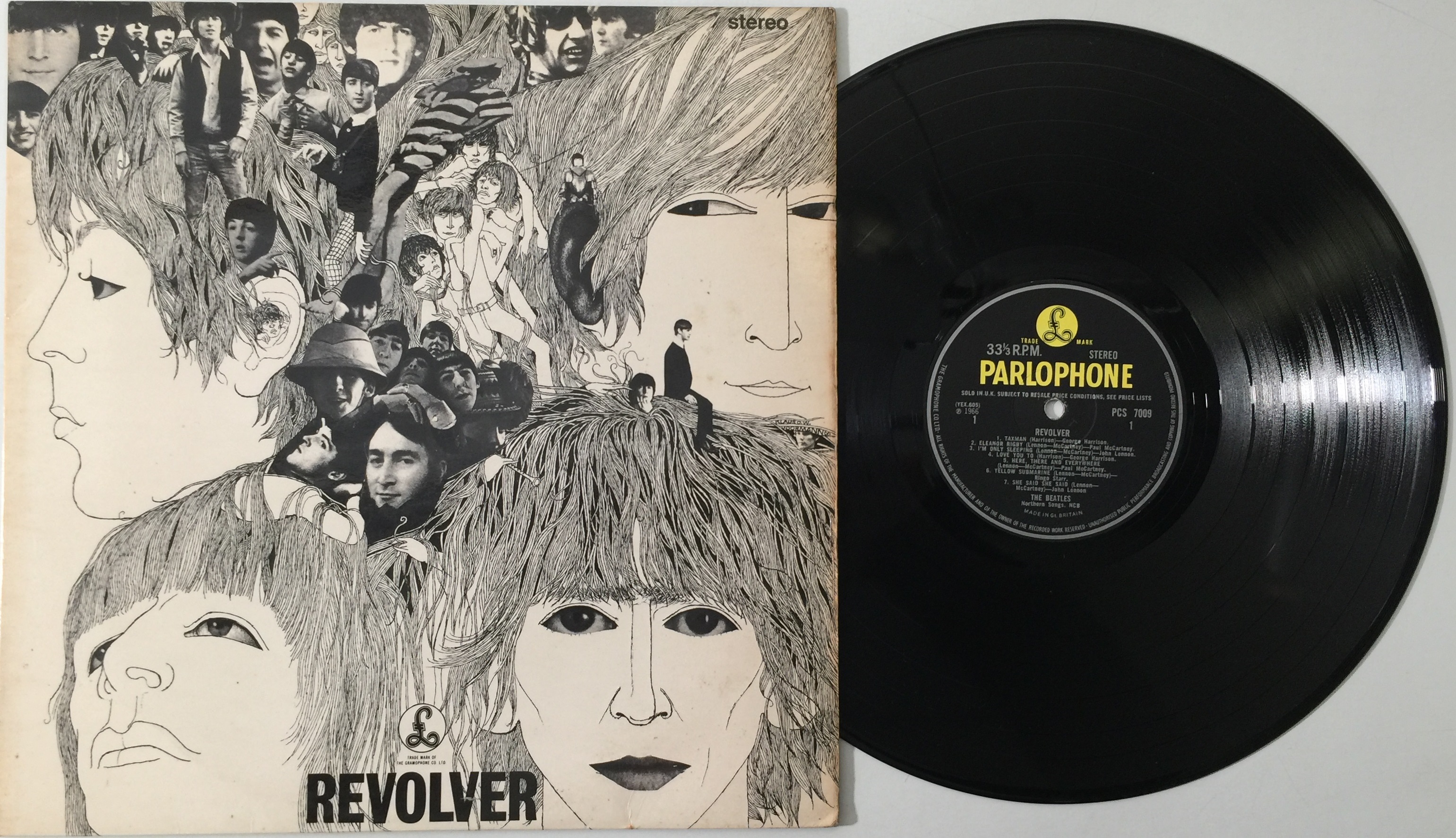 Lot 83 - THE BEATLES - REVOLVER/WHITE ALBUM (ORIGINAL