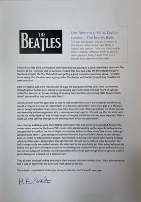 Lot 258 - THE BEATLES - A FULL SET OF SIGNATURES IN A 1963 DIARY.