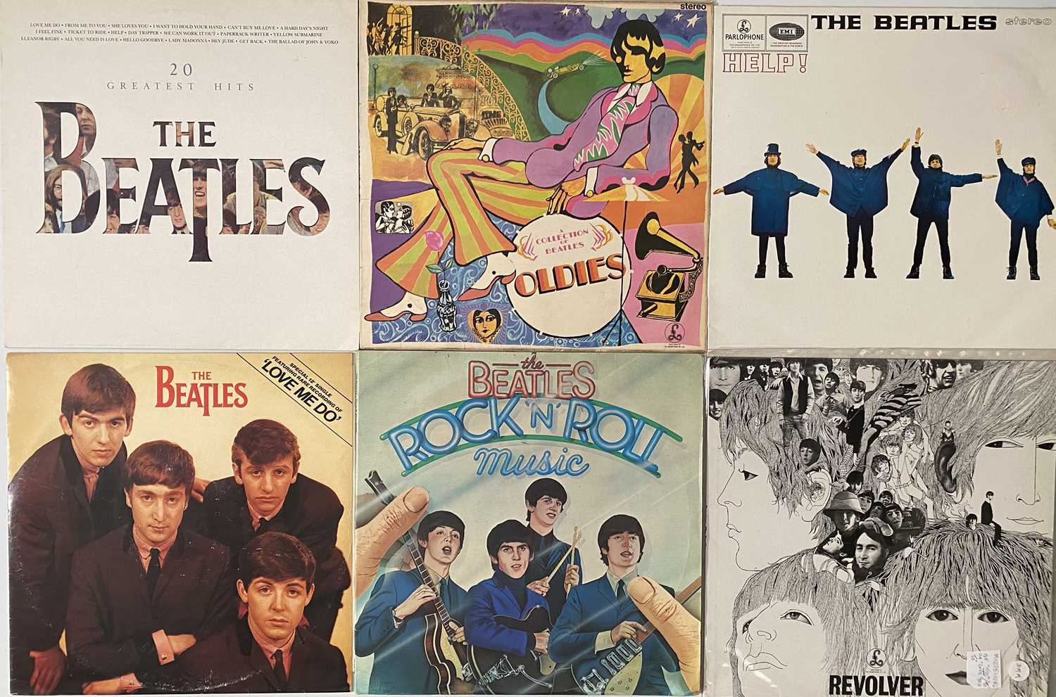 Lot 100 - THE BEATLES - LPs (REISSUES/LATER TITLES)