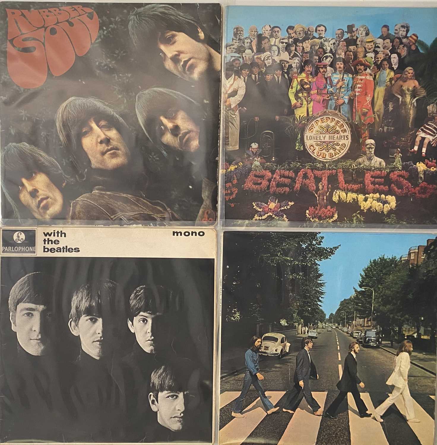 Lot 101 - THE BEATLES - STUDIO LPs (EARLY/ORIGINAL UK PRESSING LPs)