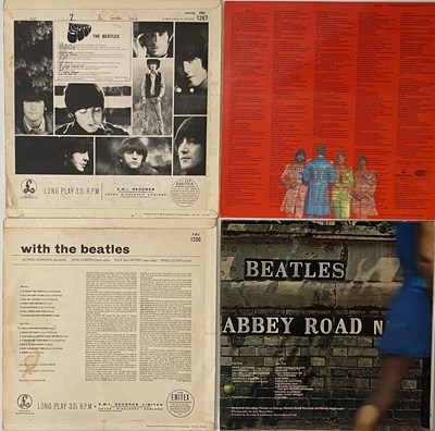 Lot 101 - THE BEATLES - STUDIO LPs (EARLY/ORIGINAL UK PRESSING LPs)