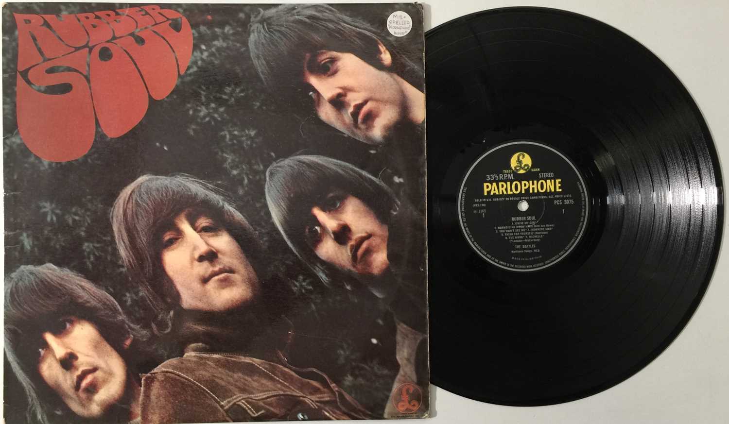 Lot 102 - THE BEATLES - RUBBER SOUL LP - ORIGINAL UK