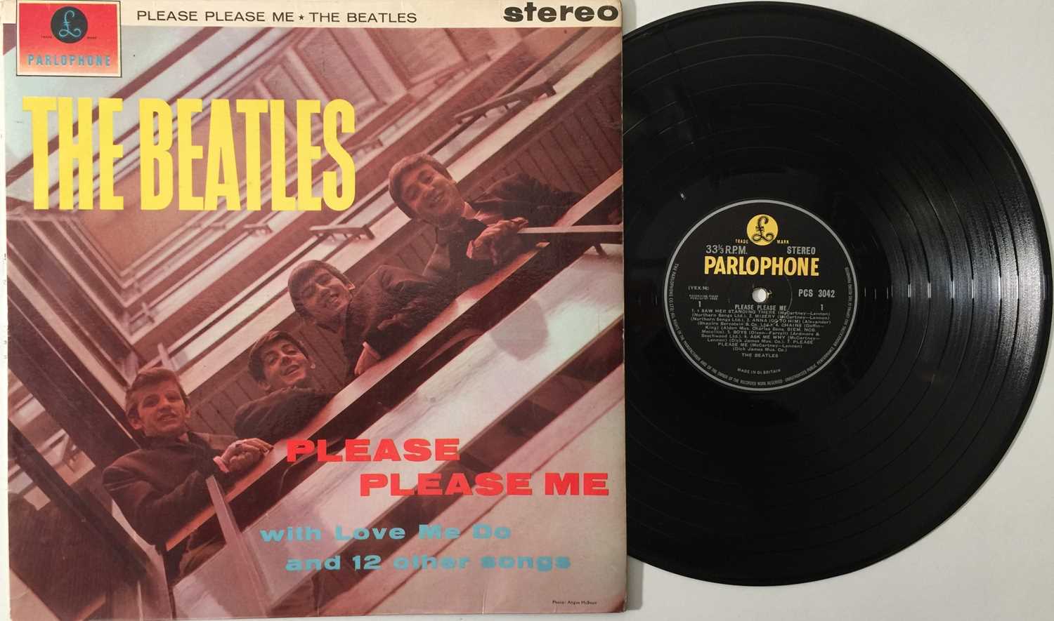 Lot 103 - THE BEATLES - PLEASE PLEASE ME LP (UK STEREO 5TH PRESSING - PCS 3042)