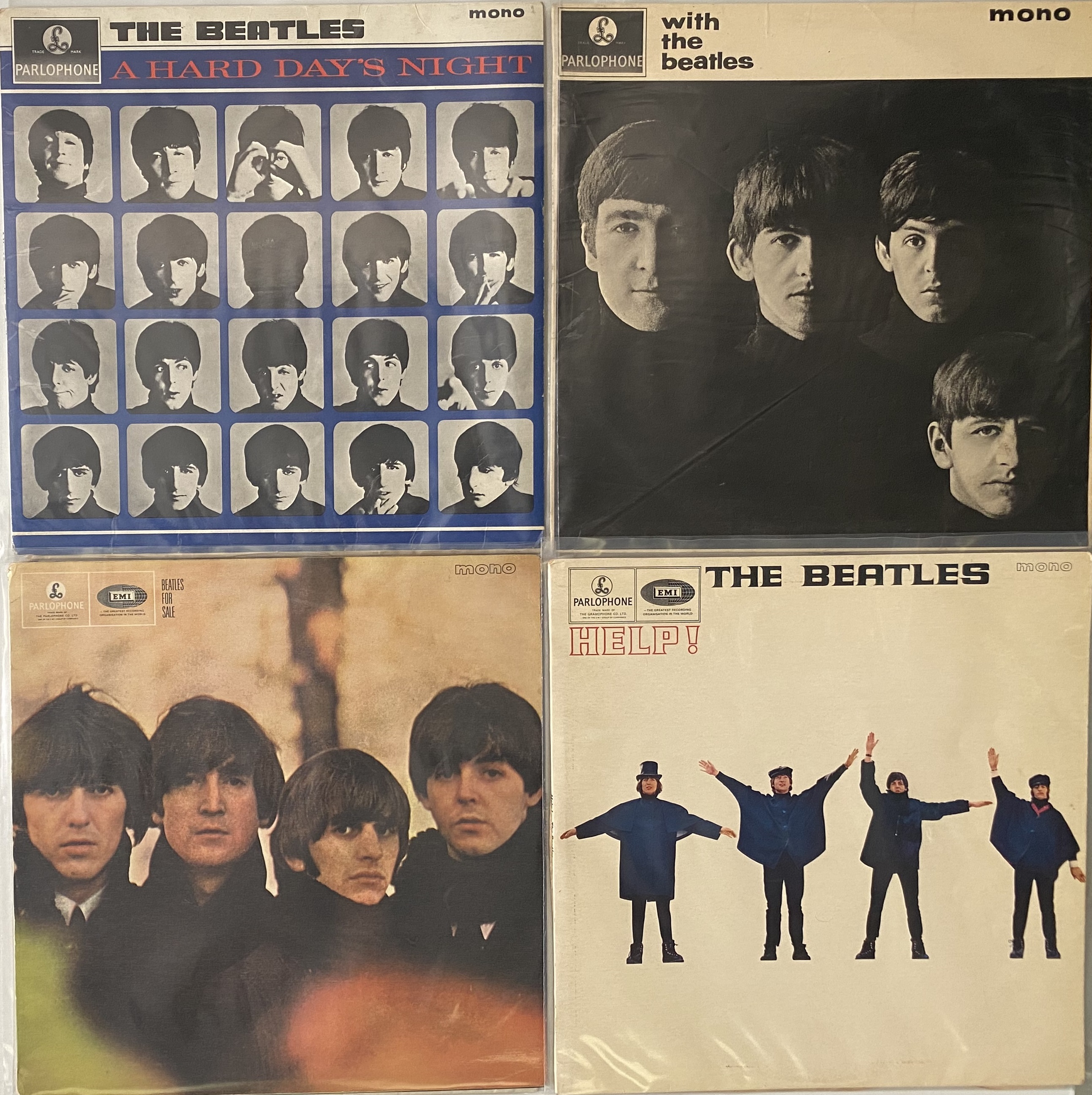 Lot 104 - THE BEATLES - ORIGINAL UK MONO PRESSING LPs