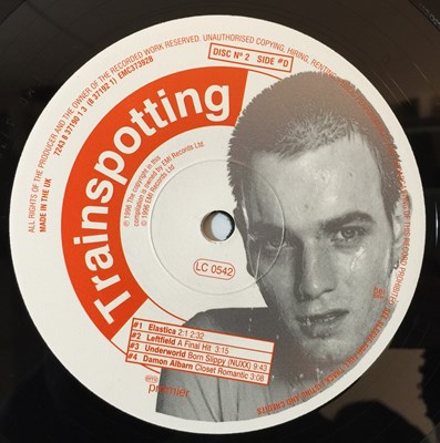 Lot 35 - TRAINSPOTTING - LIMITED EDITION PROMO OST LP (EMC 3739)