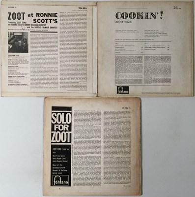 Lot 218 - ZOOT SIMS - UK FONTANA LP RARITIES