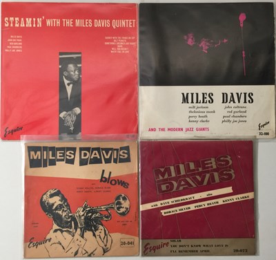 Lot 219 - MILES DAVIS - UK ESQUIRE LP/10" LP RARITIES