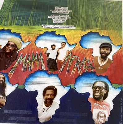 Lot 36 - PETER TOSH - ORIGINAL LP ARTWORK FOR 'MAMA AFRICA'.