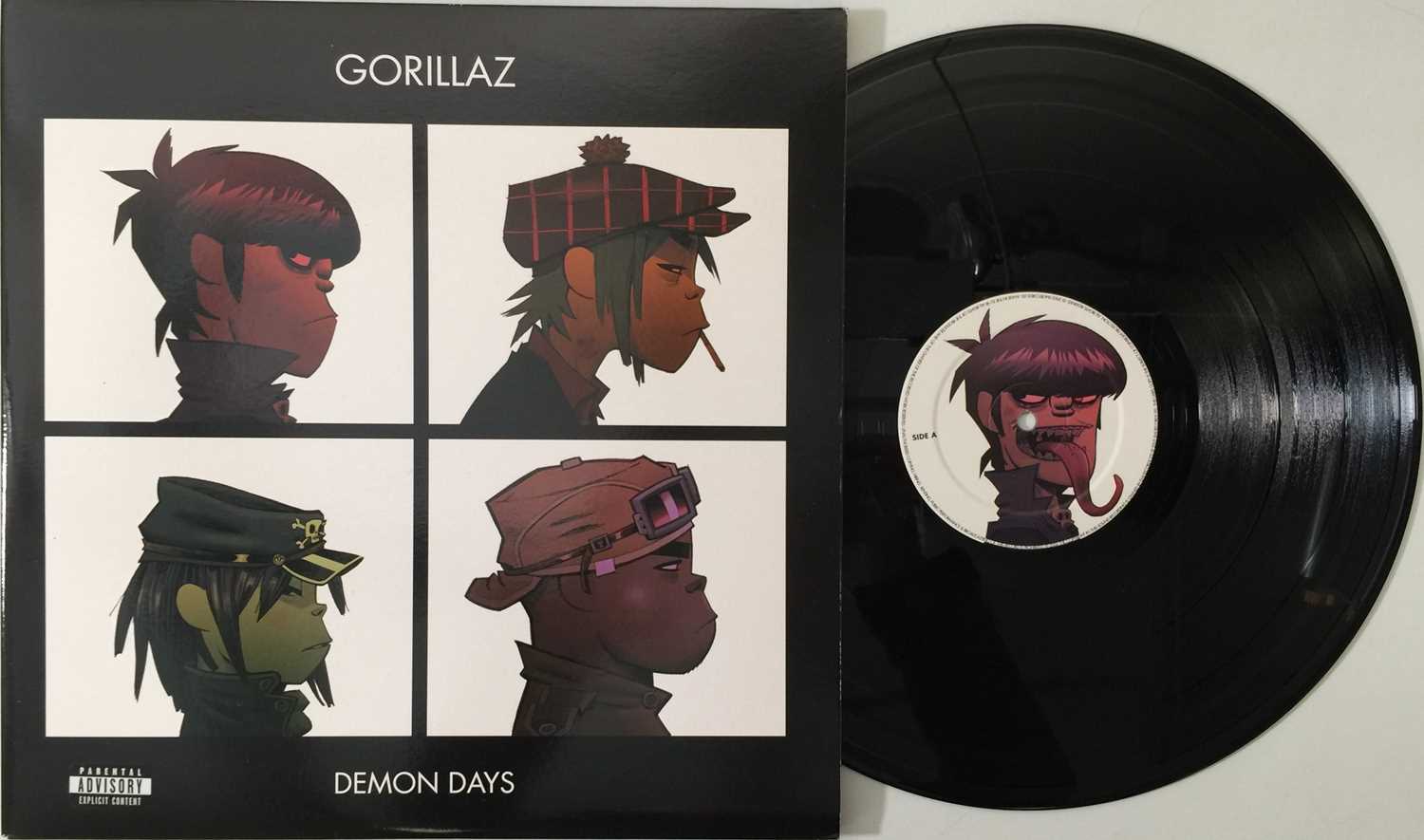 Lot 4 GORILLAZ DEMON DAYS LP UK ORIGINAL lot-4-gorillaz-demon-days-lp-uk-original