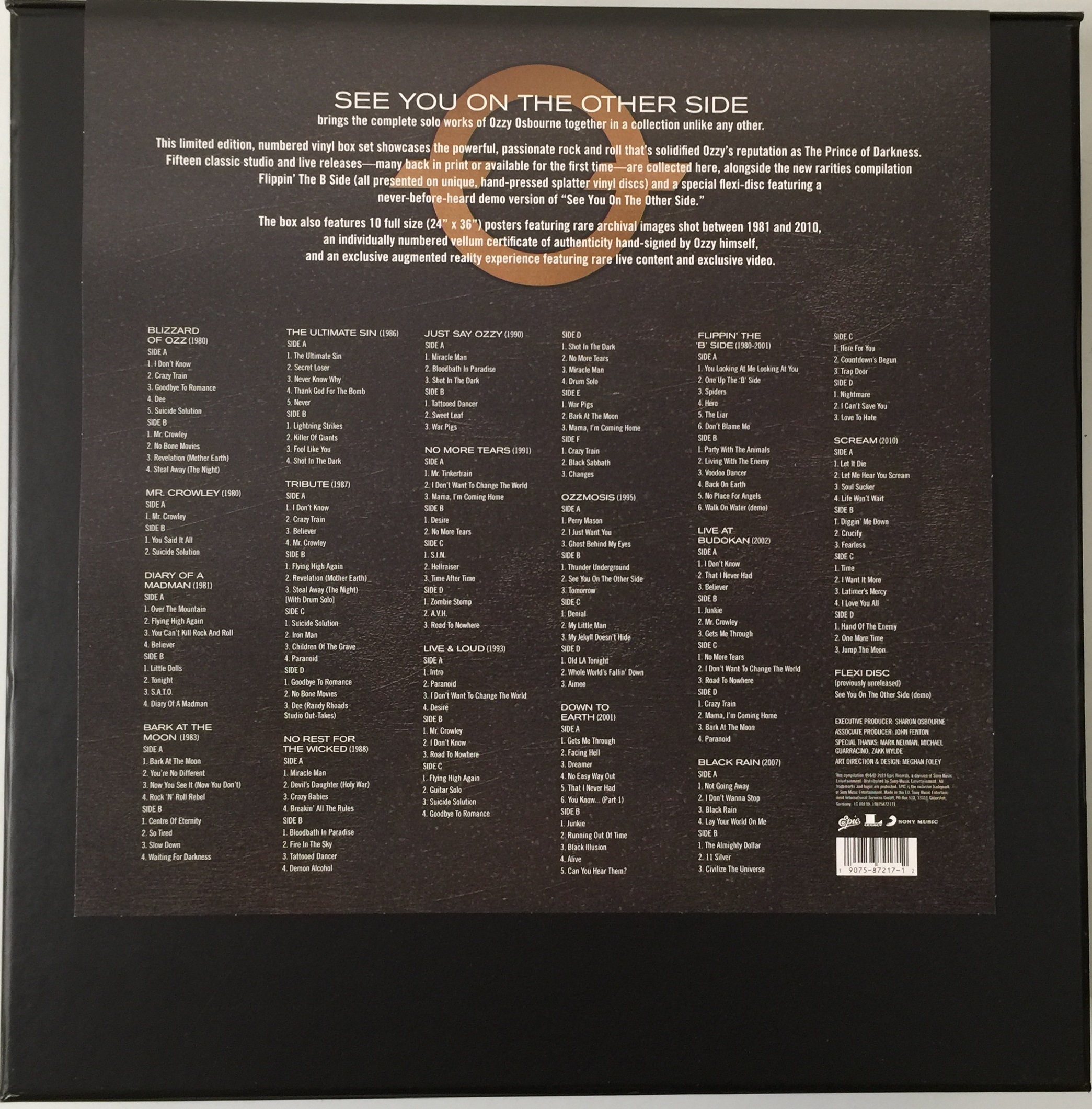 ozzy osbourne album box set