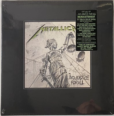 Lot 201 - METALLICA - ...AND JUSTICE FOR ALL LP/ CD/ DVD BOX SET (LIMITED EDITION - BLCKND007RD-1)
