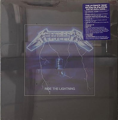 Lot 207 - METALLICA - RIDE THE LIGHTNING LIMITED EDITION LP BOX SET (BLCKND004RD-1)