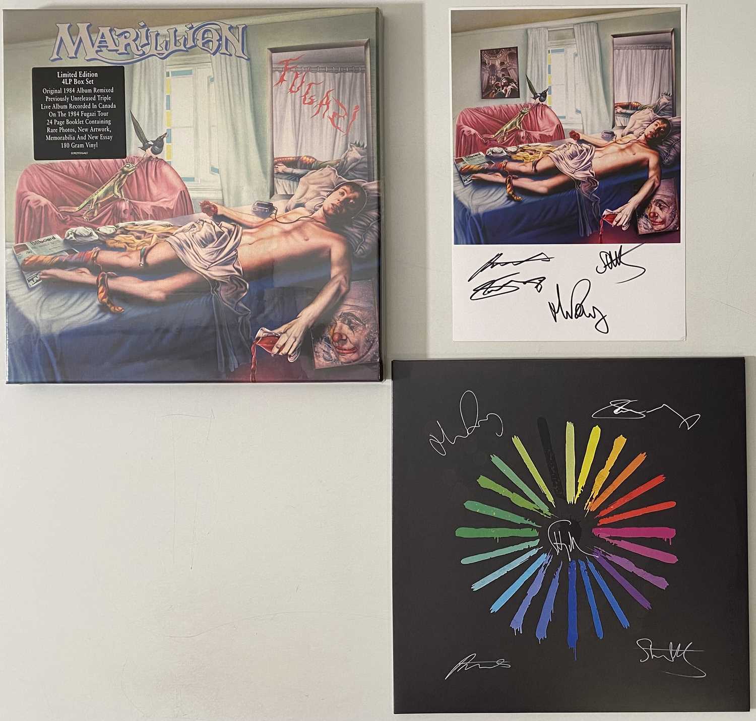 Lot 211 - MARILLION - SIGNED LP/  LP BOX SET RARITIES