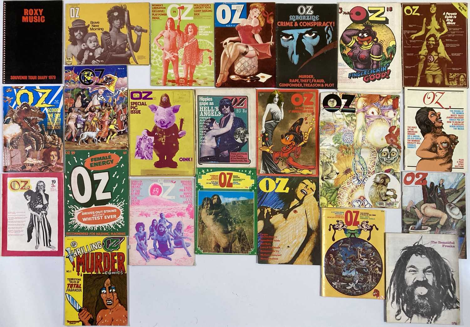 Lot 78 - OZ MAGAZINES.