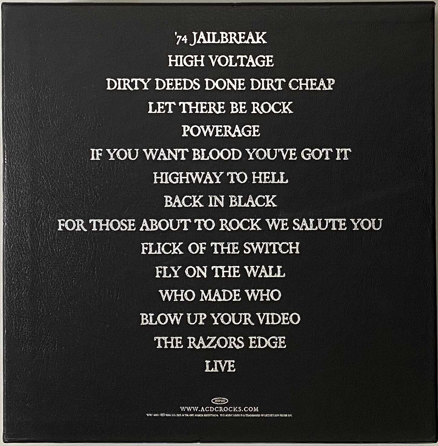 Lot 219 - AC/DC - THE VINYL REISSUES LP BOX SET