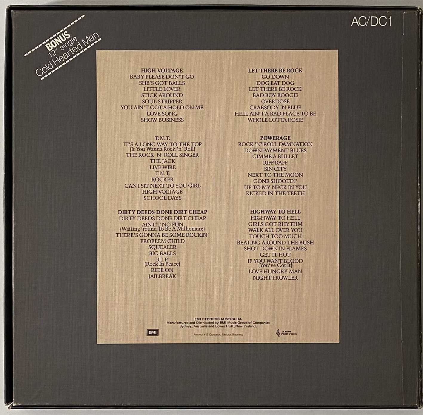 Lot 220 - AC/DC - VOL. 1 LP BOX SET (AUSTRALIA/ NEW