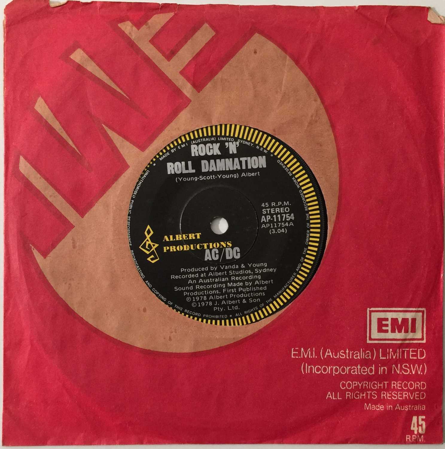 Lot 308 - AC/DC - ROCK N ROLL DAMNATION/ COLD HEARTED