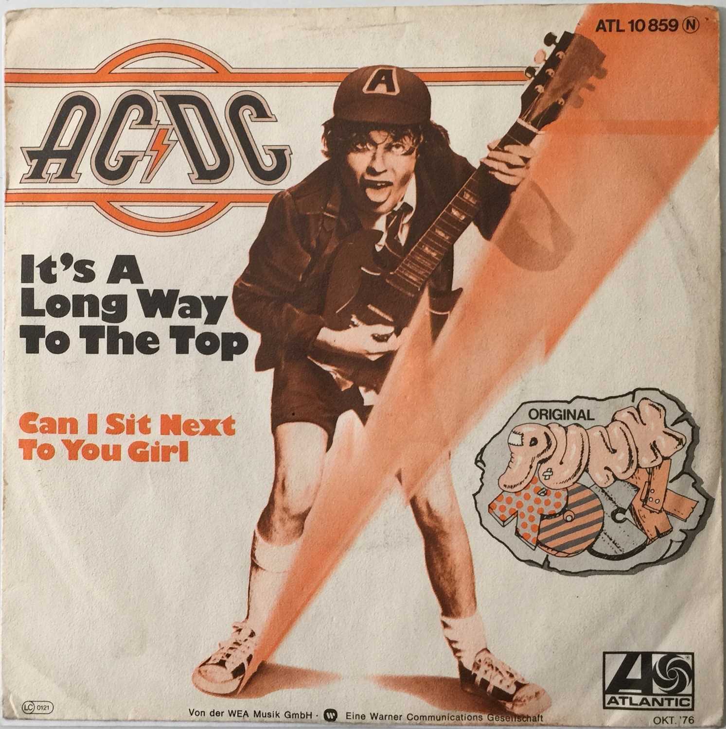 Lot 313 - AC/DC - IT'S A LONG WAY TO THE TOP 7" (GERMAN - ATL 10859)