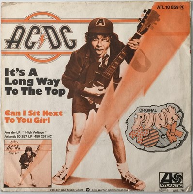 Lot 313 - AC/DC - IT'S A LONG WAY TO THE TOP 7" (GERMAN - ATL 10859)