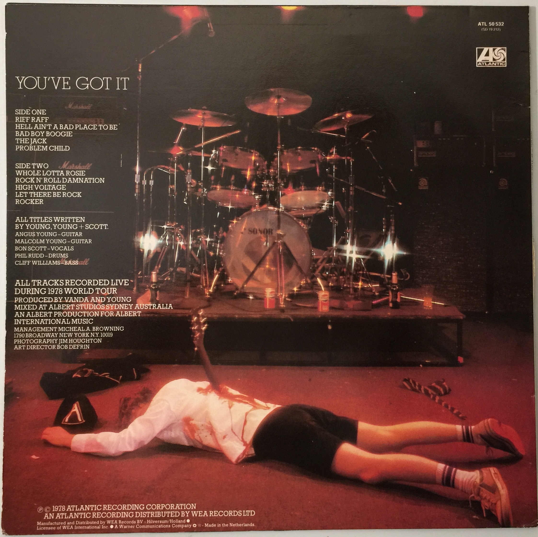 Lot 322 - AC/DC - IF YOU WANT BLOOD YOU'VE GOT IT LP