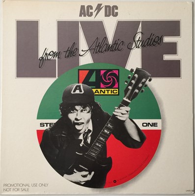 Lot 329 - AC/DC - LIVE FROM THE ATLANTIC STUDIOS LP (US PROMO - ATLANTIC LAAS 001)