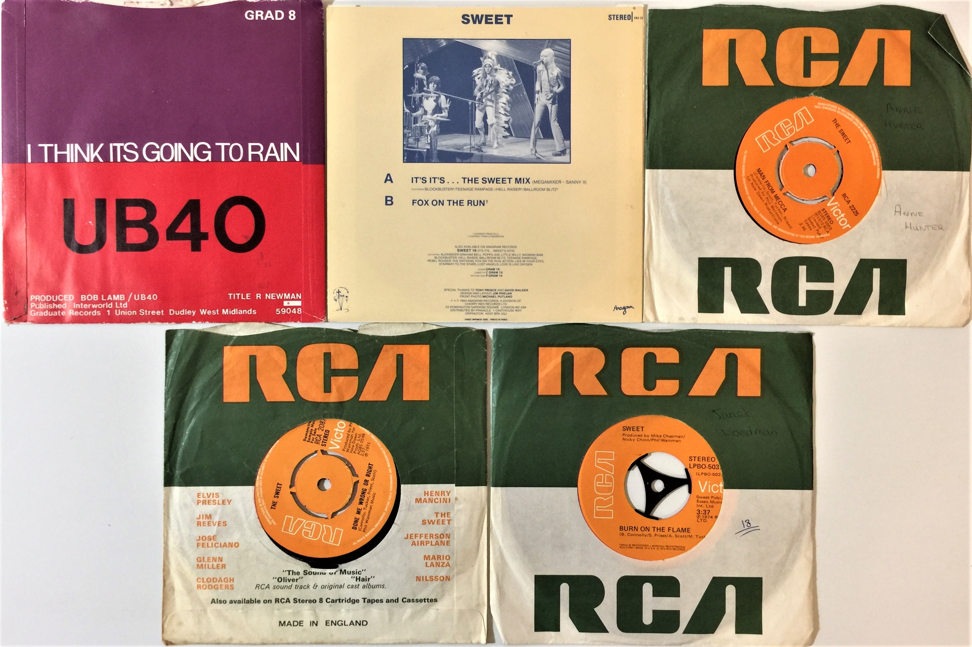 Lot 48 UB40/ THE SWEET SIGNED 7"