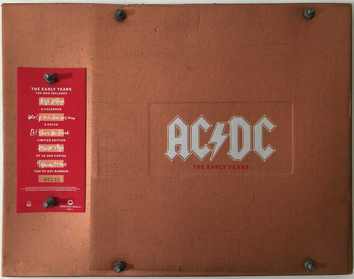 Lot 333 - AC/DC - THE EARLY YEARS LP BOX SET (LIMITED