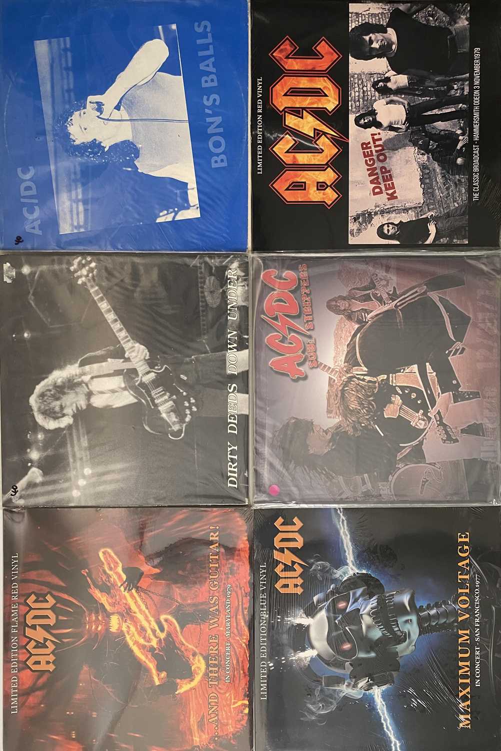 Lot 1910337 - AC/DC - PRIVATE RELEASE RARITIES LP PACK