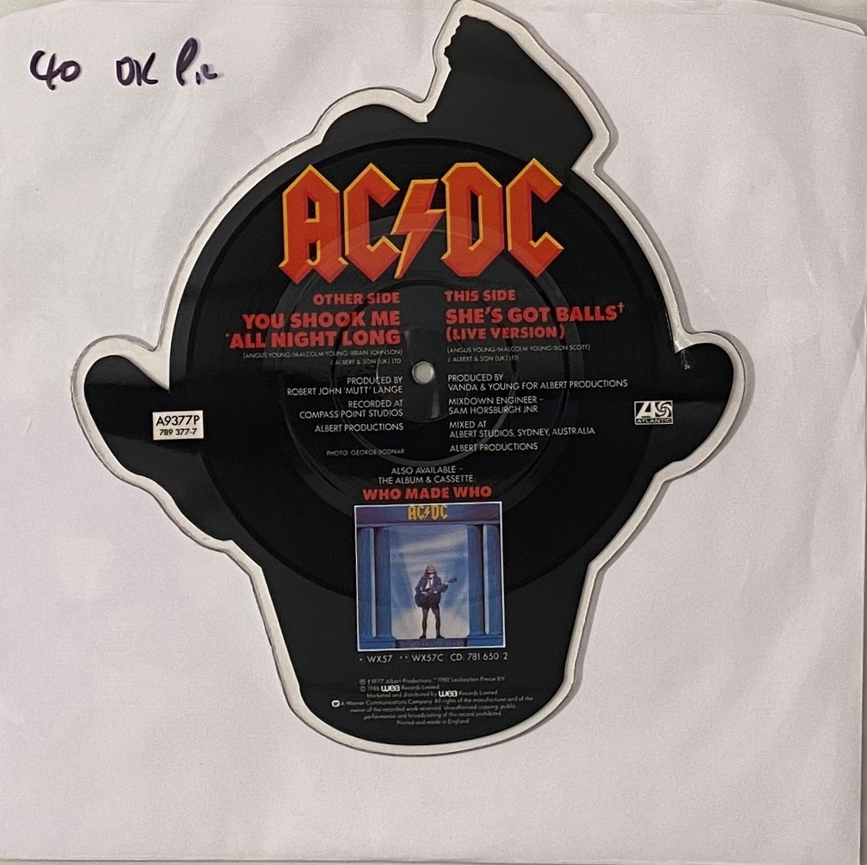 Lot 342 - AC/DC - 7