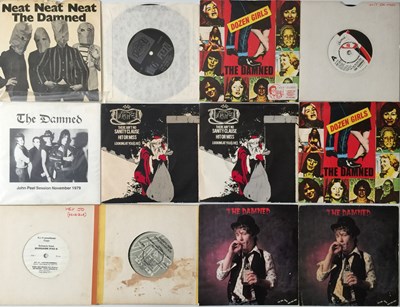 Lot 38 - THE DAMNED - UK PRESSINGS - 7" ARCHIVE