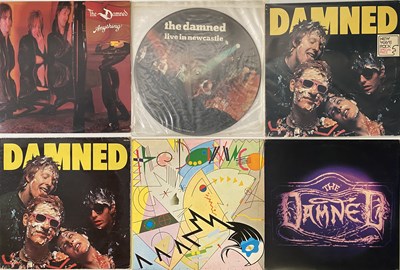 Lot 40 - THE DAMNED - PRIVATE RELEASES & OVERSEAS - LP PACK