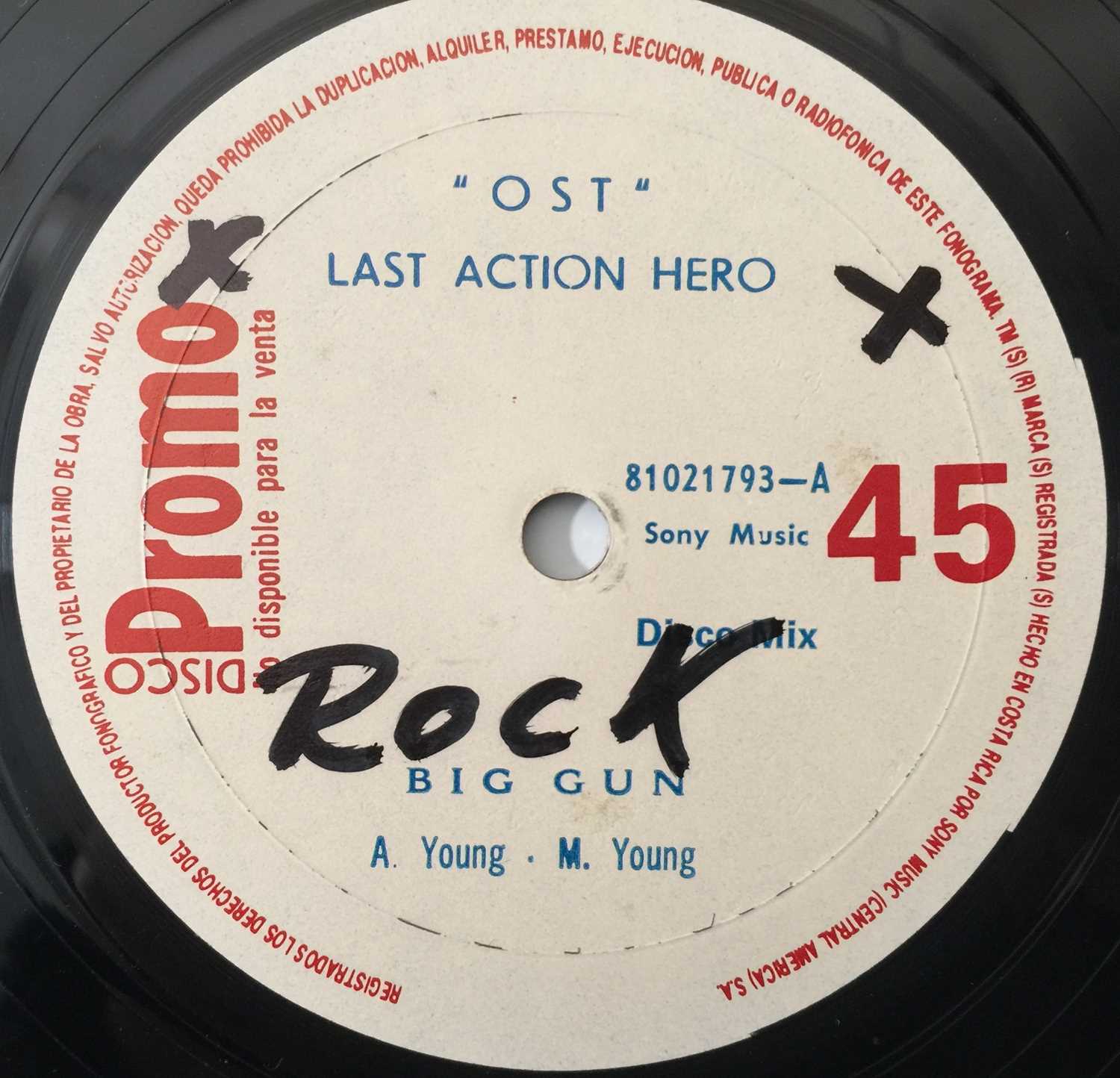 Lot 339 - AC/DC - BIG GUN 12