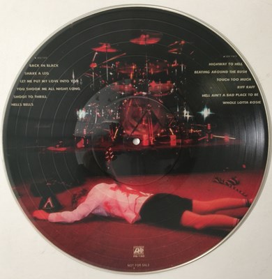 Lot 357 - AC/DC - JAPAN TOUR '81 LIMITED PICTURE DISC LP (JAPANESE PROMO - PS-180)