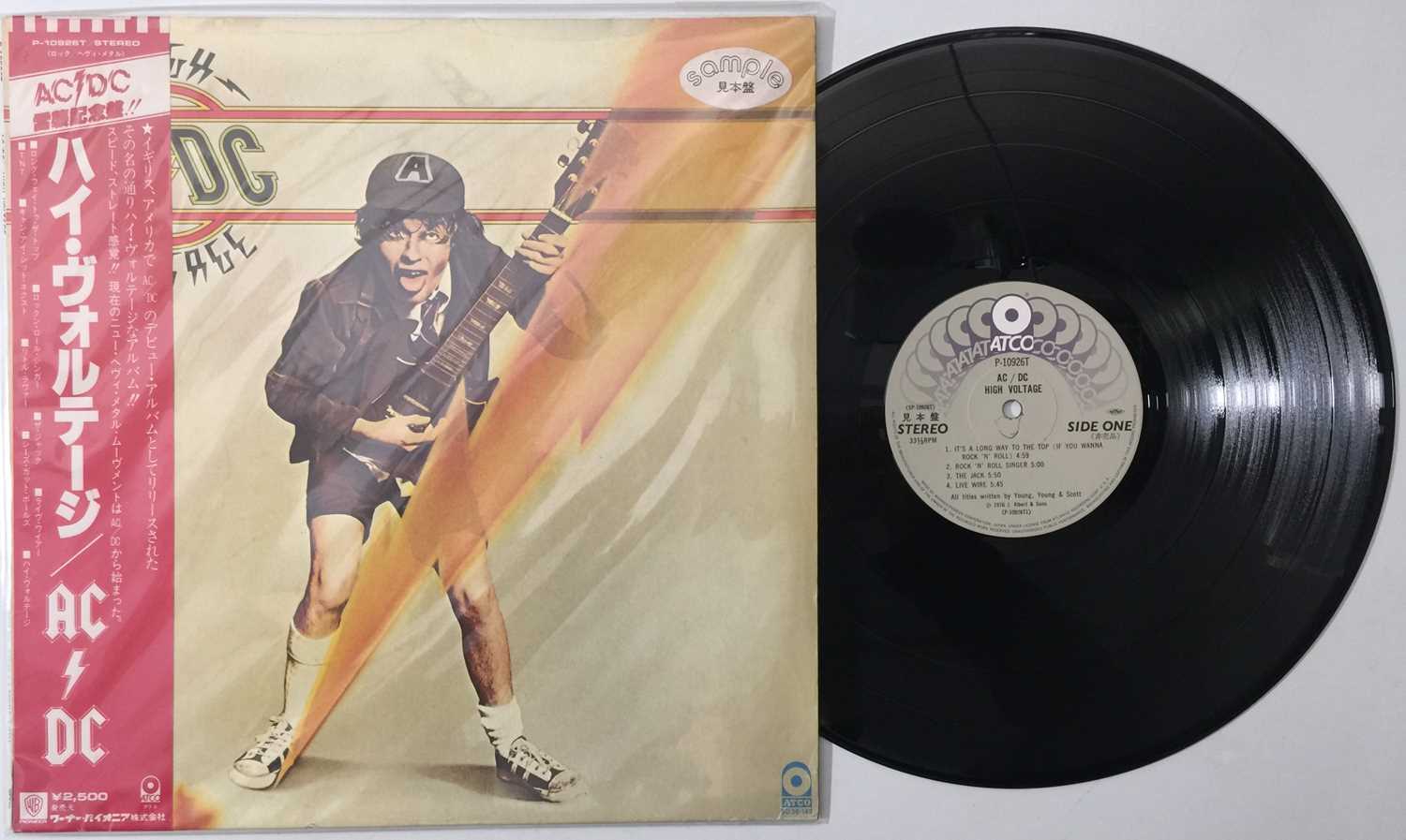 Lot 358 - AC/DC - HIGH VOLTAGE LP (JAPANESE - ATCO - P-10926T)