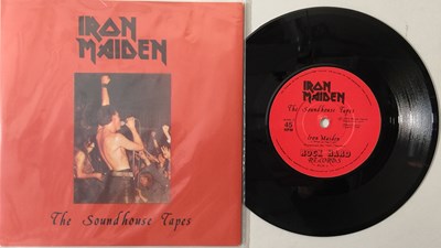 Lot 224 - IRON MAIDEN - THE SOUNDHOUSE TAPES 7" PACK (UK ORIGINAL + REISSUE)