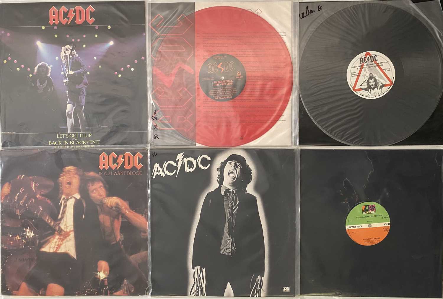 Lot 370 - AC/DC - UK PRESSED LPs/ 12