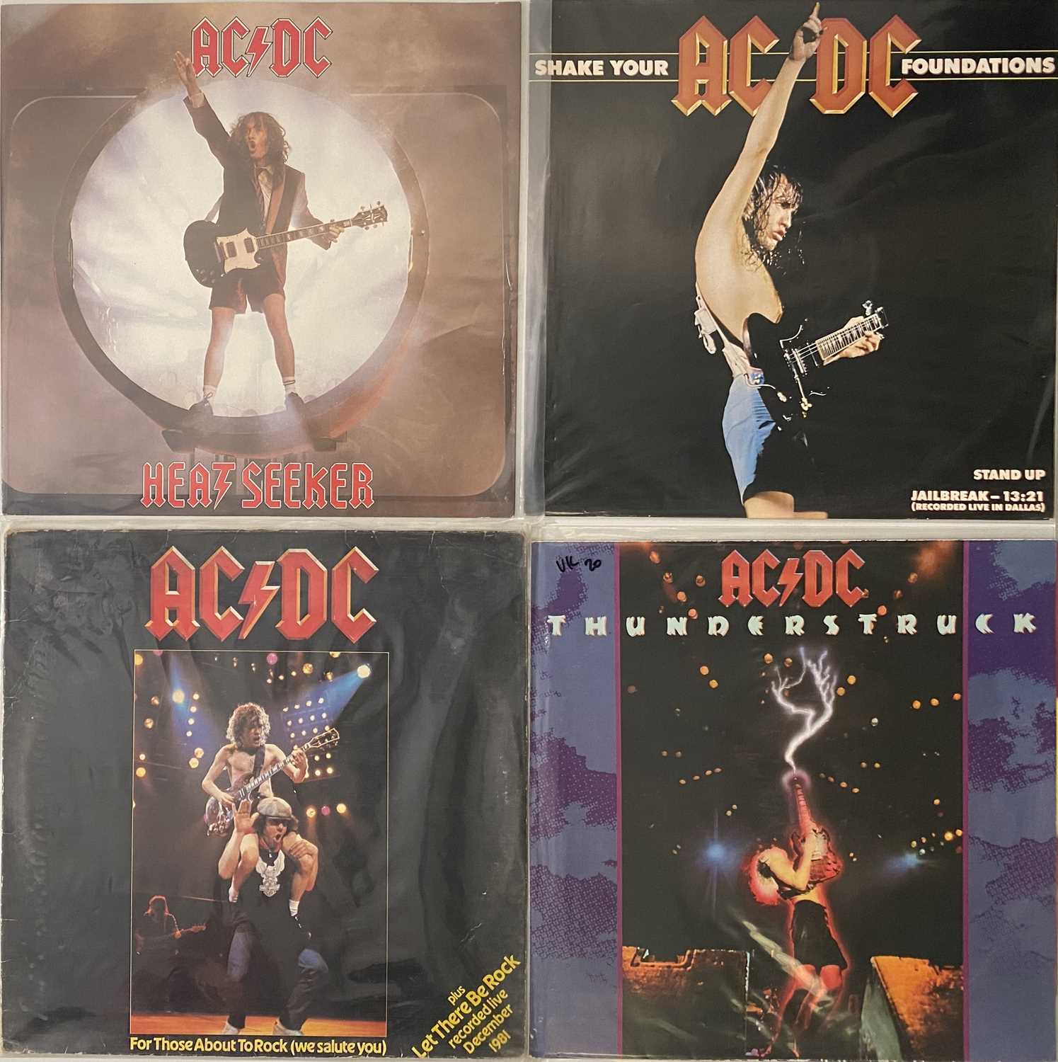 Lot 370 - AC/DC - UK PRESSED LPs/ 12