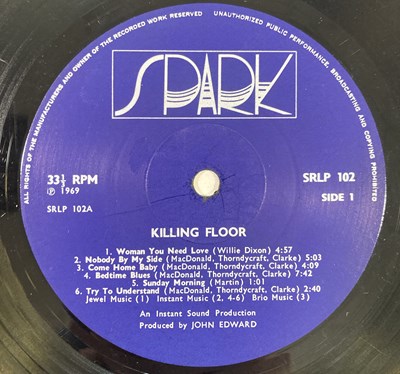 Lot 115 - KILLING FLOOR - KILLING FLOOR LP (ORIGINAL UK COPY - SPARK SRLP 102)