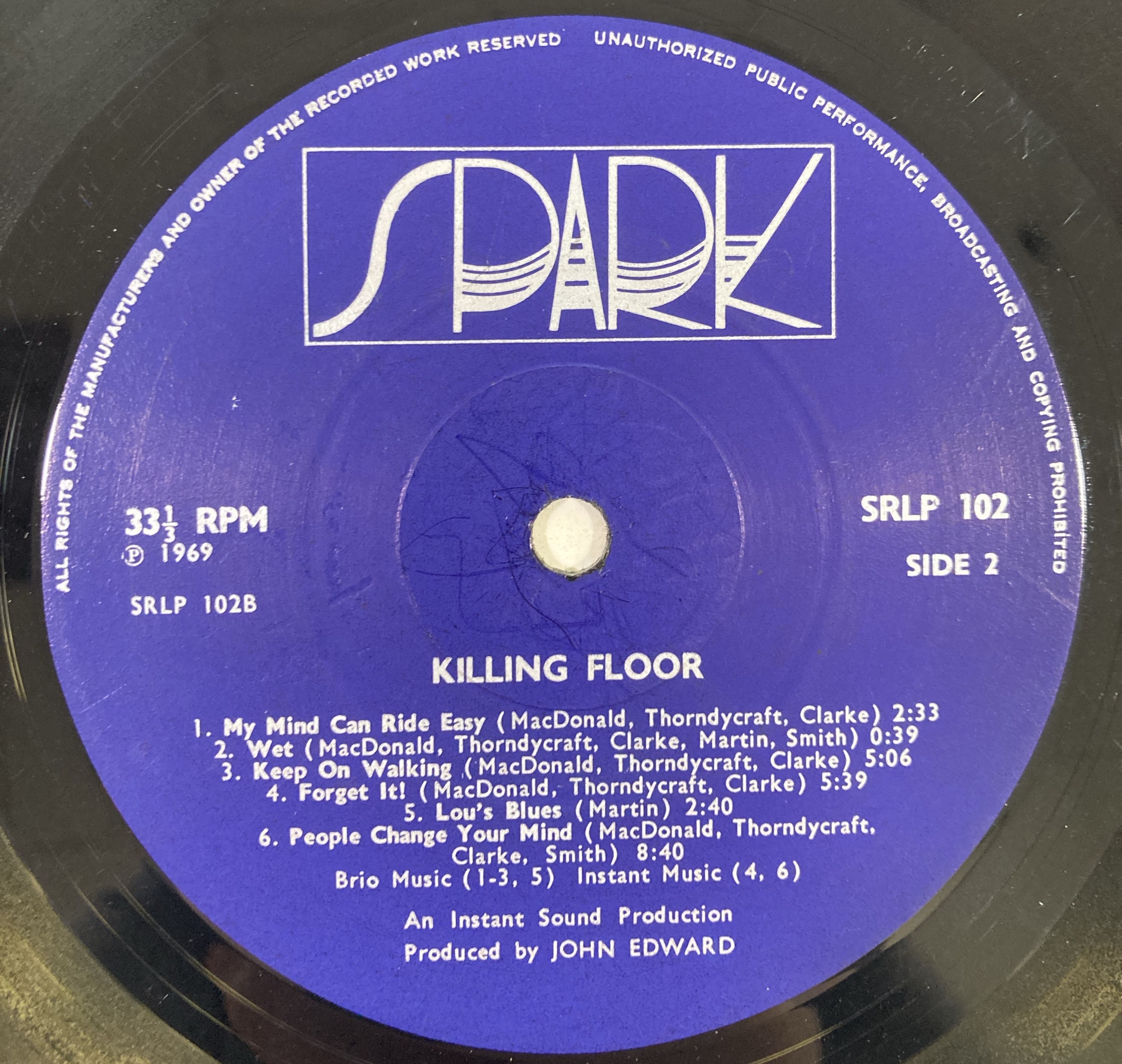 Lot 115 KILLING FLOOR KILLING FLOOR LP (ORIGINAL