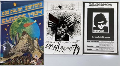 Lot 215 - BOB DYLAN POSTERS.