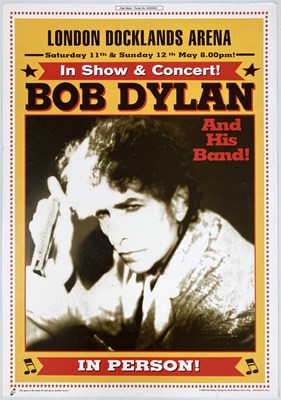 Lot 218 - BOB DYLAN POSTERS / SHOP DISPLAYS.