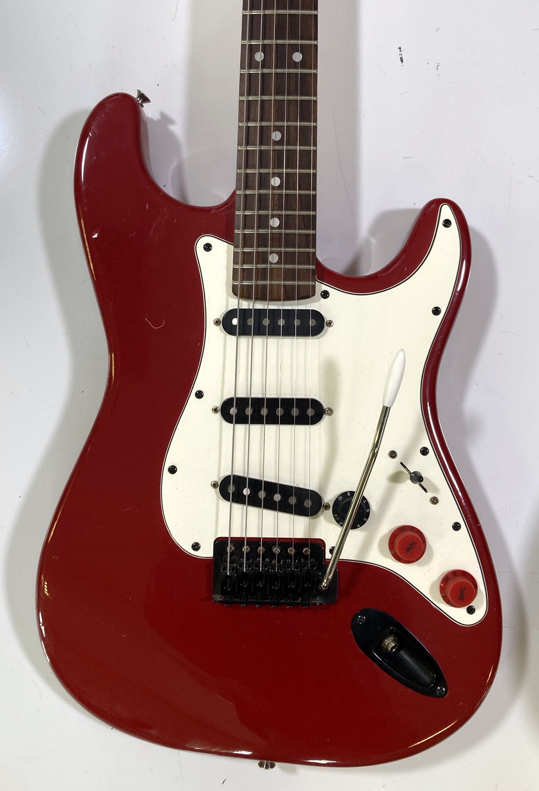 Lot 38 KAY ELFOLK ACOUSTIC & SX ELECTRIC GUITAR.