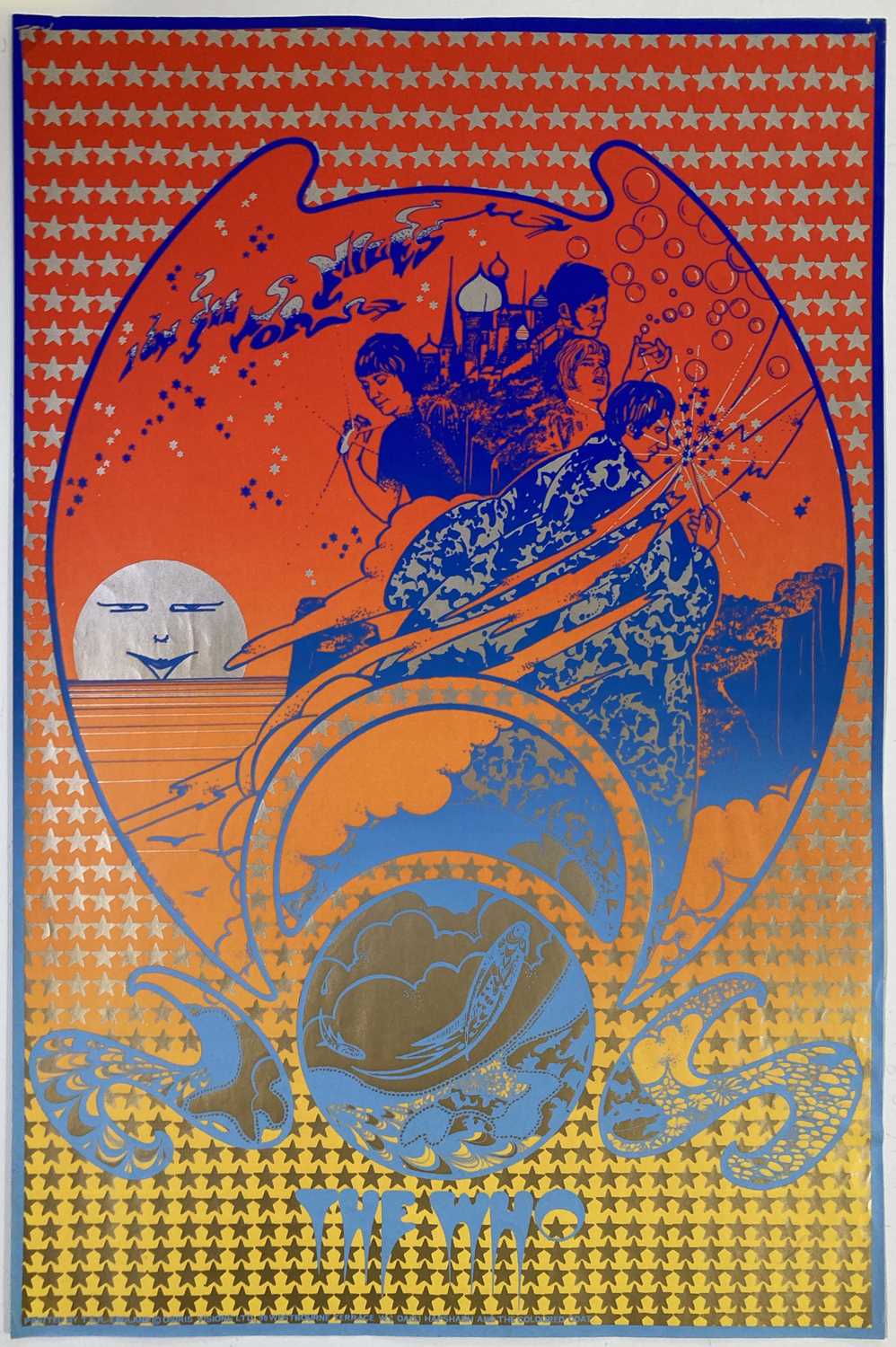 Lot 300 - OSIRIS VISIONS - THE WHO - I CAN SEE FOR MILES POSTER.