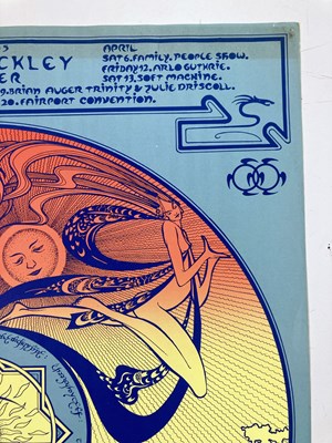 Lot 302 - MIDDLE EARTH CLUB - A RARE ORIGINAL 1967 POSTER - PINK FLOYD AND MORE.